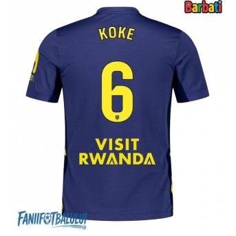 Atletico Madrid Koke #6 Tricou Fotbal Replică 2025-26 Barbati Deplasare